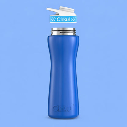 22oz. Stainless Steel Bottle & Comfort Grip Lid - US 6649