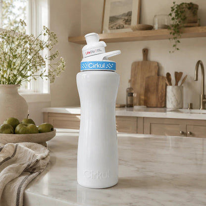 22oz. Stainless Steel Bottle & Comfort Grip Lid - US 4259