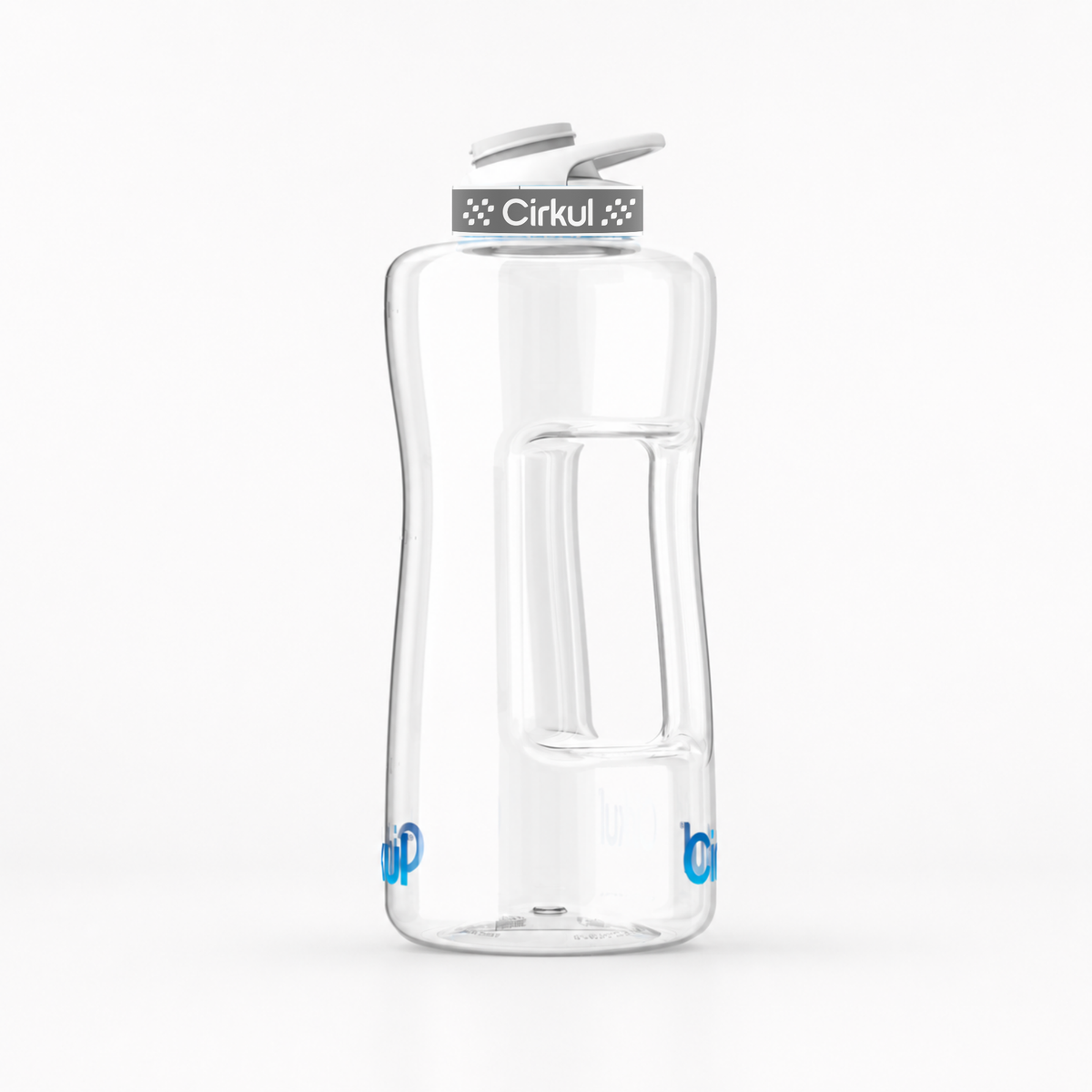 62oz. Plastic Bottle & Comfort Grip Lid - US 8406
