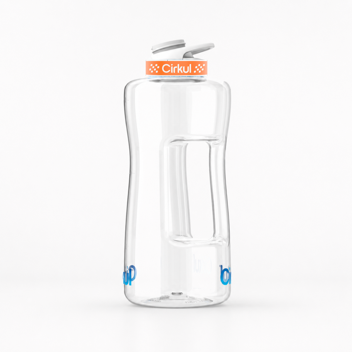 62oz. Plastic Bottle & Comfort Grip Lid - US 4592