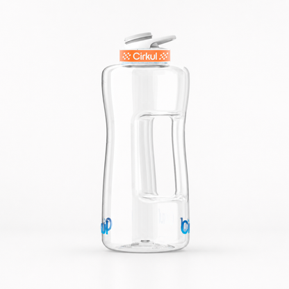 62oz. Plastic Bottle & Comfort Grip Lid - US 4592