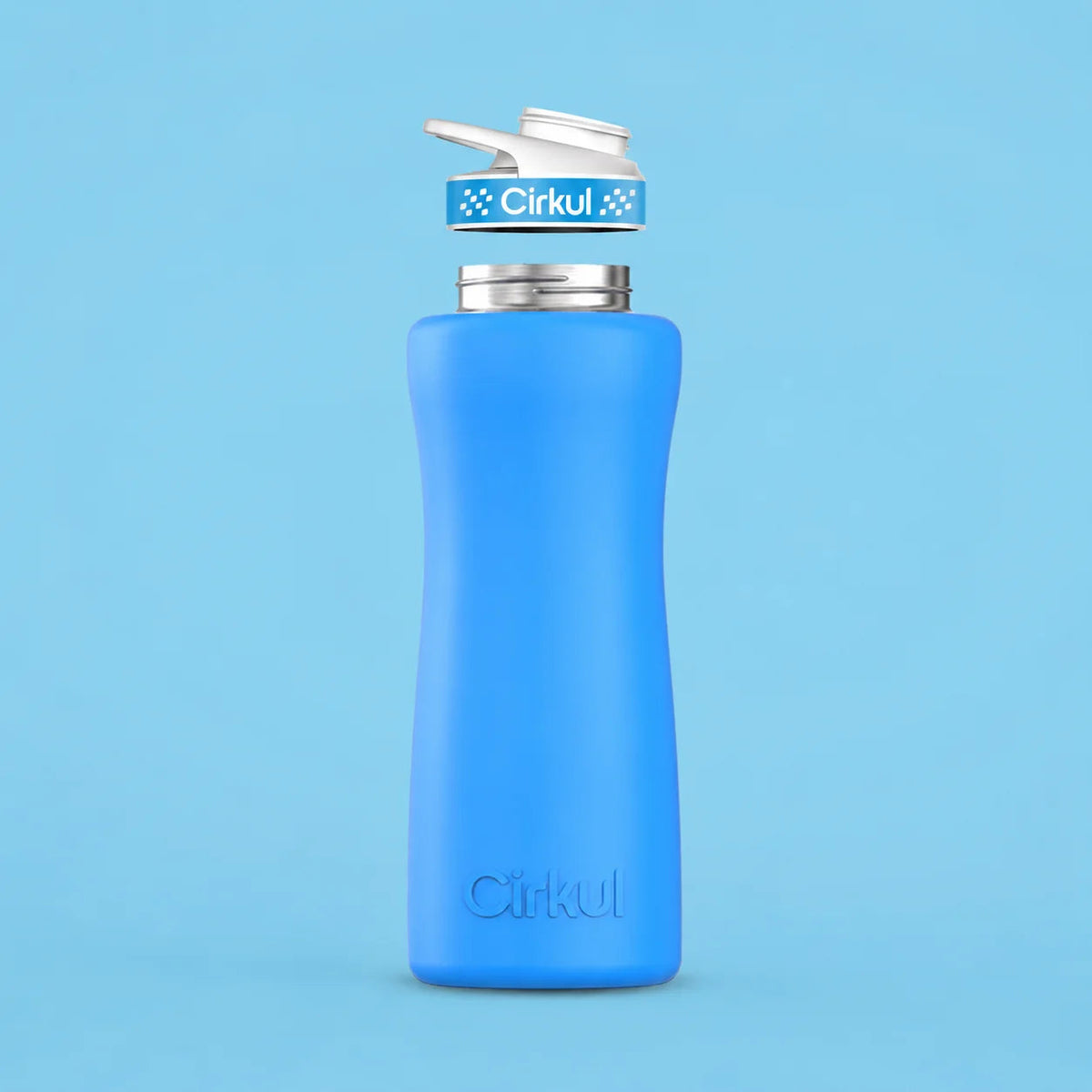 32oz. Stainless Steel Bottle & Comfort Grip Lid - US 7145