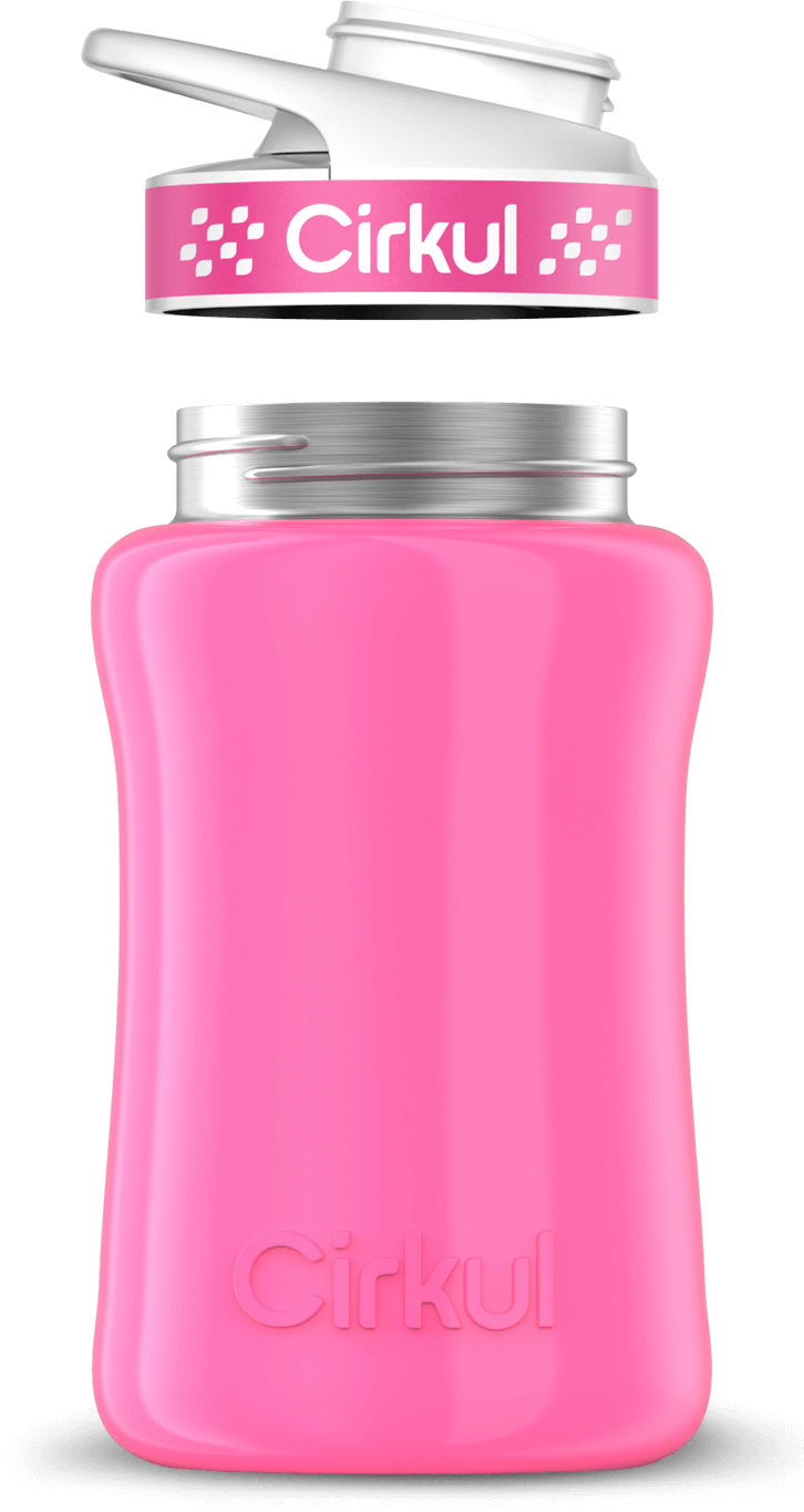 Custom 12oz. Stainless Steel Bottle & Comfort Grip Lid - US 4907