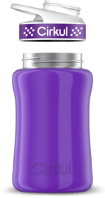 Custom 12oz. Stainless Steel Bottle & Comfort Grip Lid - US 6383
