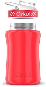 Custom 12oz. Stainless Steel Bottle & Comfort Grip Lid - US 6596