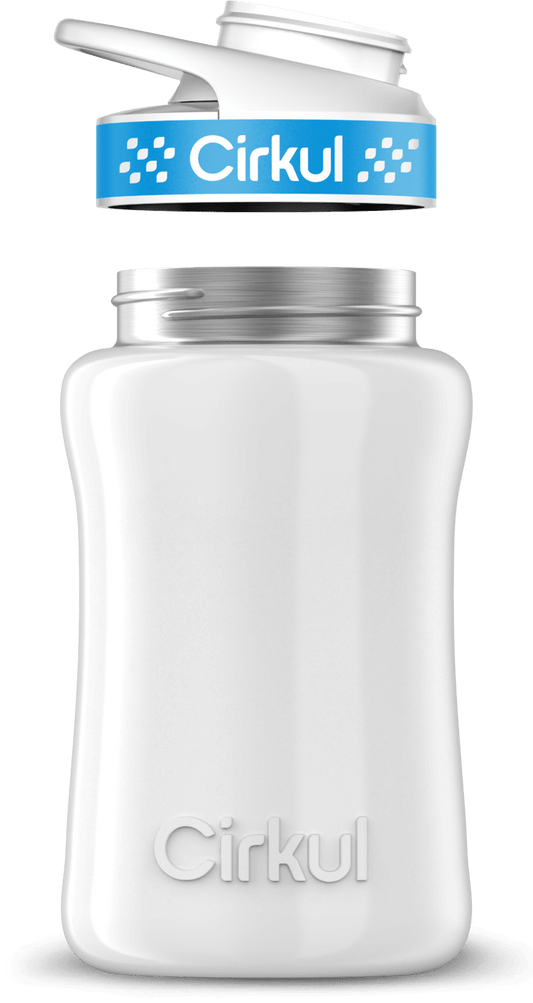 Custom 12oz. Stainless Steel Bottle & Comfort Grip Lid - US 9941