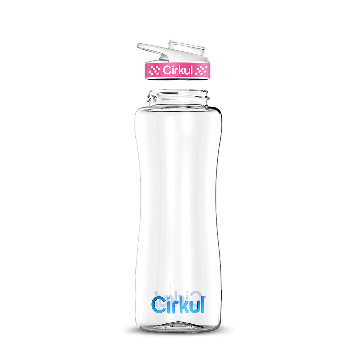 Custom 32oz. Plastic Bottle & Comfort Grip Lid - US 9704