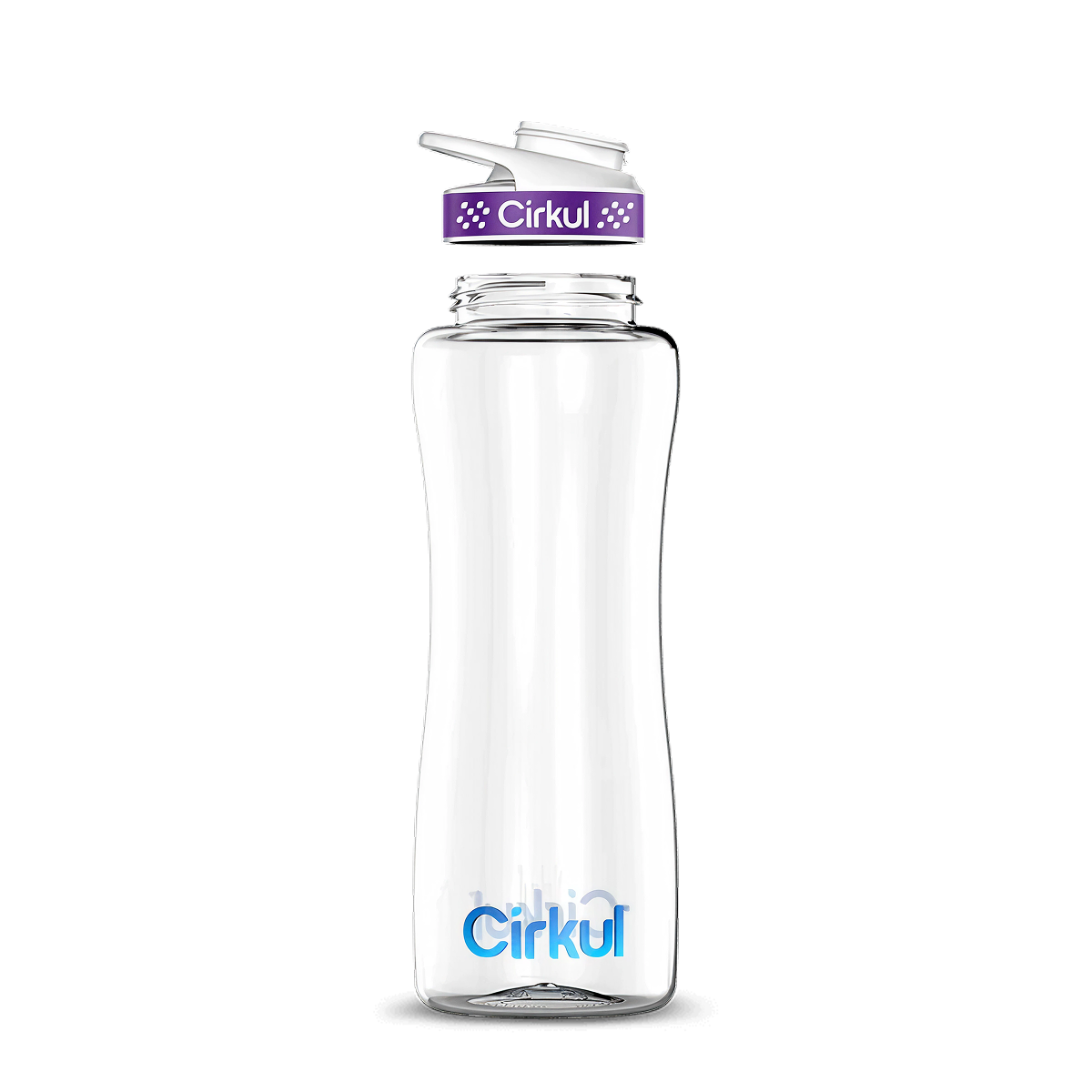 Custom 32oz. Plastic Bottle & Comfort Grip Lid - US 4435